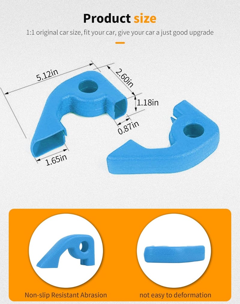 Hoolcar Front Bumper Tow Hook Covers for Ford Bronco - Image 4