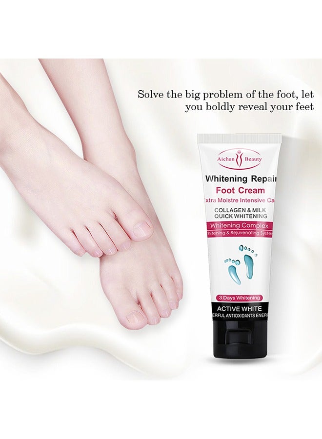 LANGMANNI Cracked Heel Cream Foot Care Collagen Milk Whitening Repair Foot Cream Rough Dry Skin Baby Foot 100g - Image 3