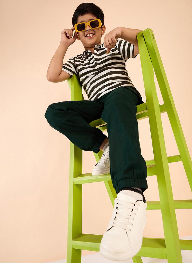 ستايلو بج بنطلون جوجر ستايلو باغ بخصر برباط وجيوب - Image 1