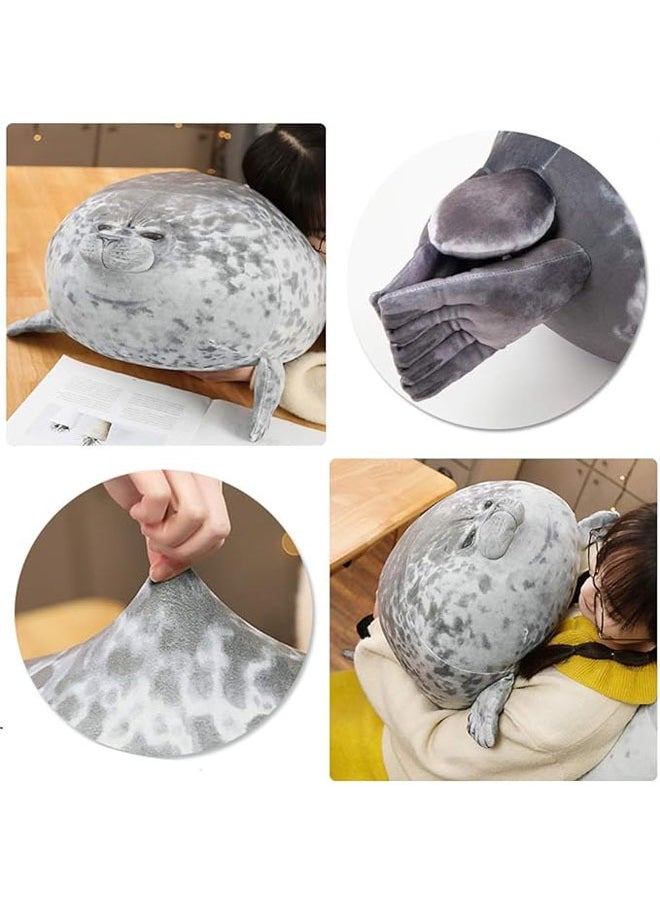 Chubby plush seal hug pillow aquarium seal plush soft cotton doll  - Image 4