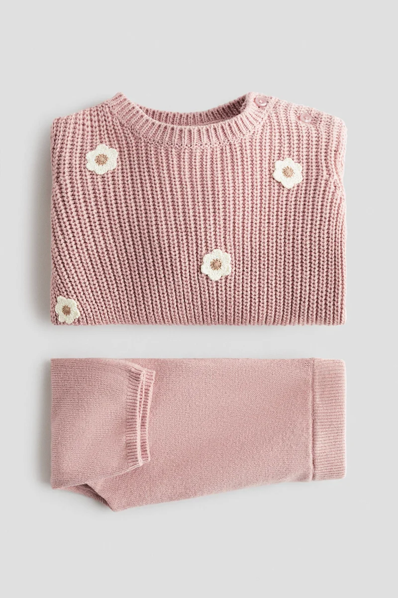 H&M 2-piece cotton-knit set
