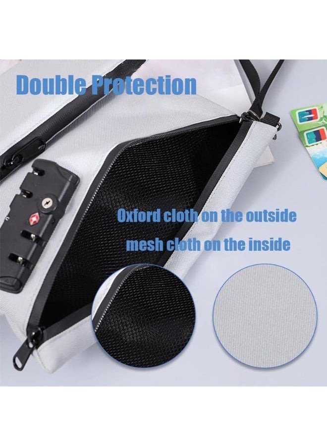 أوشيما 2025 حقيبة قفل السفر الجديدة ، حقيبة نقدية ، حقيبة مكافحة السرقة مزدوجة الطبقة مع رمز 3 أرقام ، قفل أمتعة السفر للأشياء الشخصية حقائب الظهر ، حقائب الصالة الرياضية المزيد - Image 5