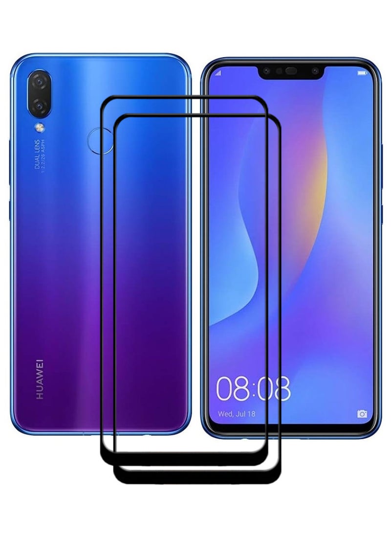 ACLIX 2 Pieces Antistatic ESD Dustproof Premium Quality High Definition Tempered Glass Screen Protector Designed For Huawei nova 3i - Image 1