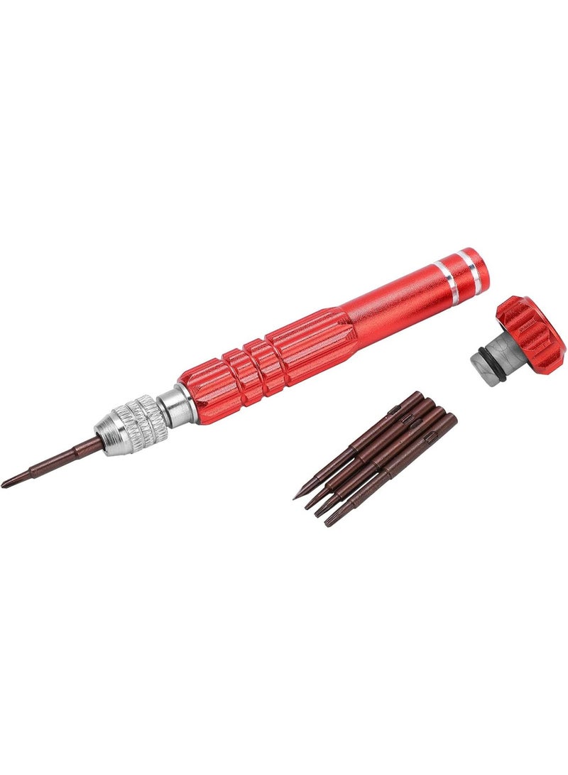 GGOOT Hardware Tools  5-in-1 Screwdriver Aluminum Alloy for Watch Jewelry Phone Maintenance SKU: (Insert SKU Number)  - Image 2