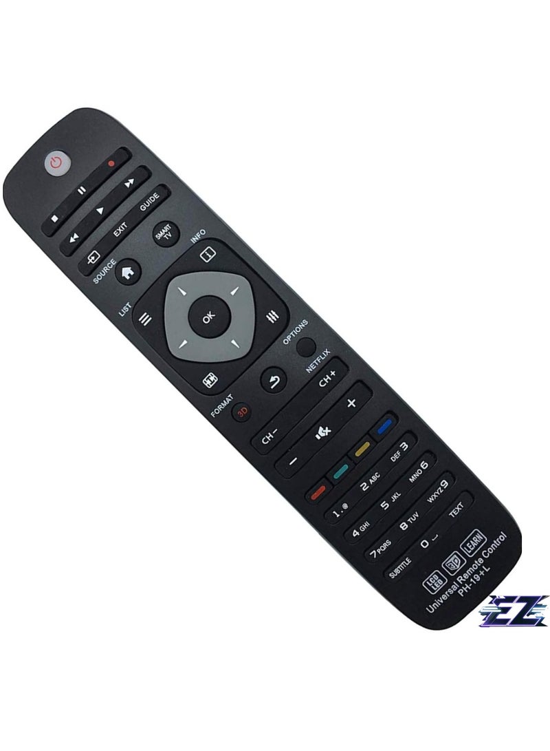 ELTRAZONE Universal Replacement Remote Control Suitable for Philips LCD LED Learn 3D Smart HD TV with battery - Image 2