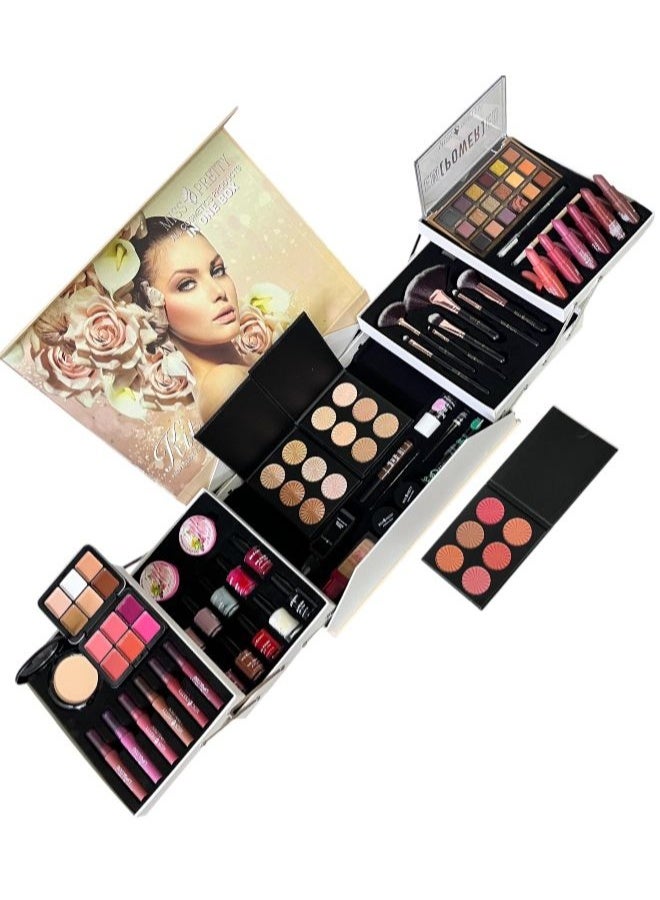 MISS PRETTY Professional Comprehensive Makeup Kit - Luxury Beauty Box - Image 1
