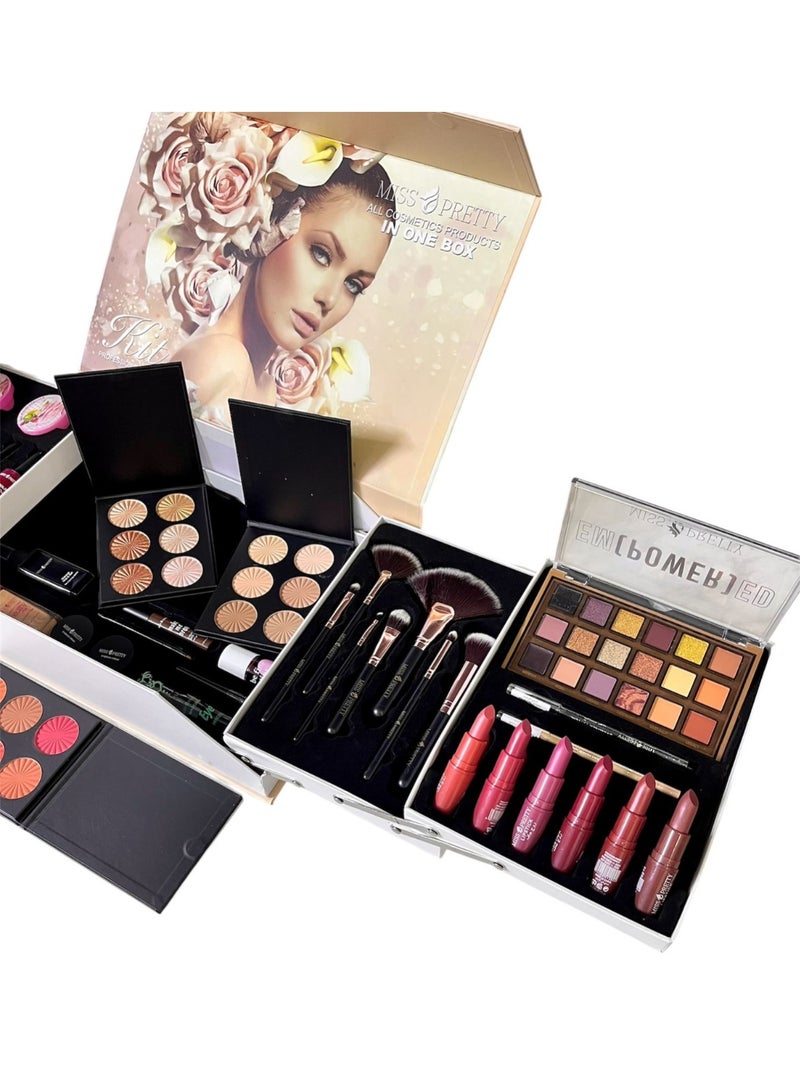MISS PRETTY Professional Comprehensive Makeup Kit - Luxury Beauty Box - Image 4