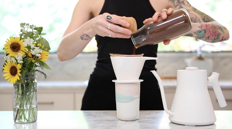 CoffeeSock ’The Original’ Reusable 100% Organic Cotton Coffee Filters - 2 pk Cone #2 Filters | Coffee Sock Cloth Drip 2 Coffee Filter | Organic Cotton Alternative - Zero-Waste & Eco-Friendly - C2 - Image 5