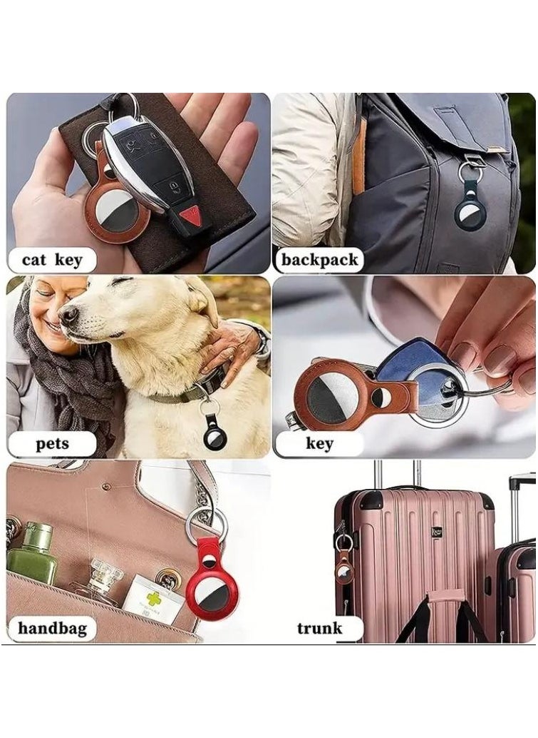 Verona - AirTag Single Key Ring Case, Made of Durable Material - Stylish Protector with Scratch Resistant Coating - Secure Key Holder for Apple AirTag Tracker Accessories. - Image 1