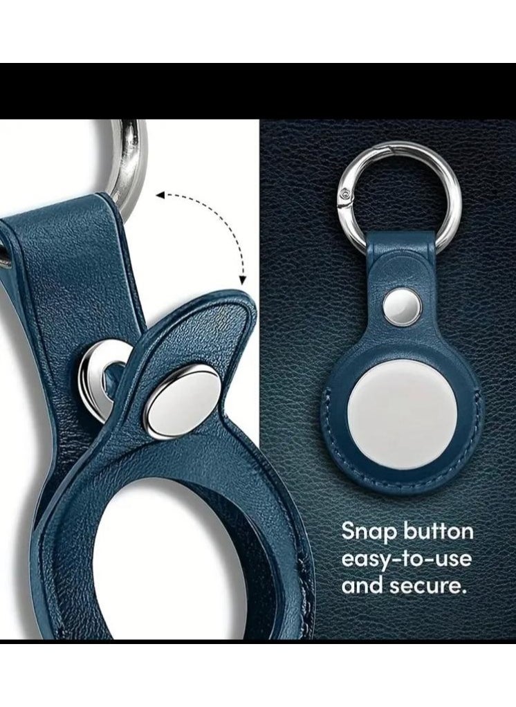 Verona - AirTag Single Key Ring Case, Made of Durable Material - Stylish Protector with Scratch Resistant Coating - Secure Key Holder for Apple AirTag Tracker Accessories. - Image 1