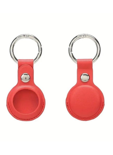 AirTag Single Key Ring Case, Made of Durable Material - Stylish Protector with Scratch Resistant Coating - Secure Key Holder for Apple AirTag Tracker Accessories.