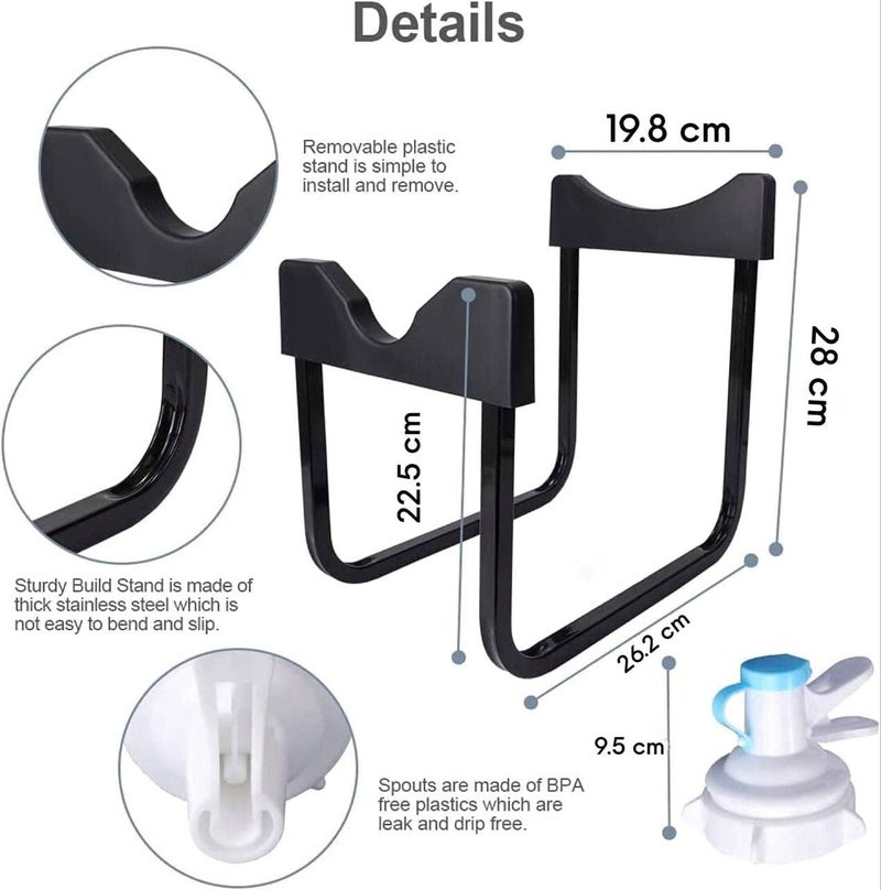 Practical and Stable Water Dispenser Holder – Sturdy Design to Hold Large Water Bottles Easily and Safely – Suitable for Home, Office, and Travel Use, High Stability and Non-Slip Small - Image 3