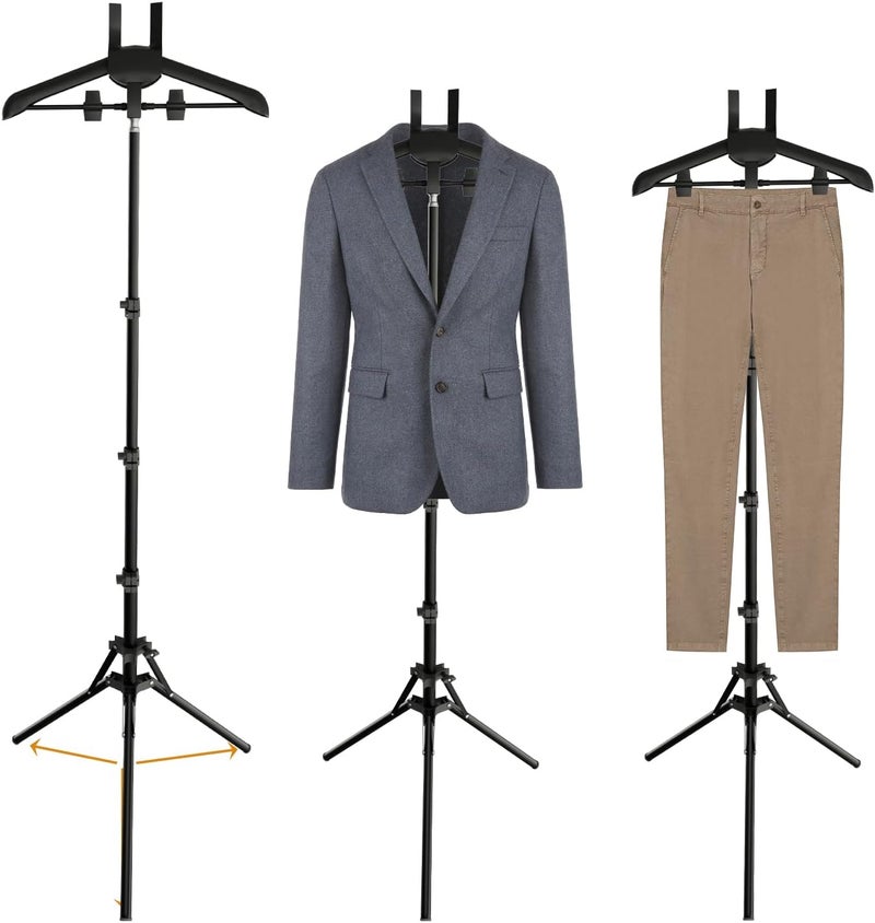 TONINT Adjustable Shirt Display Stand 32-65 Inch, T Shirt Display,Foldable Clothing Display Stand Mannequin Torso for Retail Vendors, Multi-Use Steamer Rack Stand for Clothes Garment - Image 1