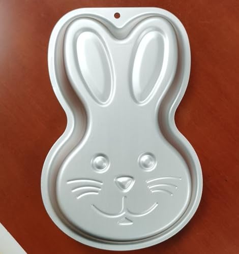 Ksdhotware Aluminum Bunny Shaped Cake Pan Decorating Mold Easter Bunny Cake Mold Holiday Party Birthday Cake Baking Pans - Image 3
