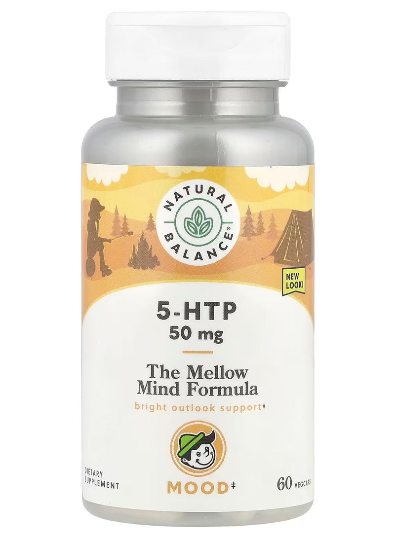 Natural Balance 5-HTP, 50 mg, 60 VegCaps