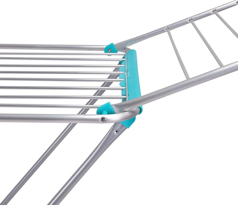 Delcasa Large Folding Clothes Dryer Drying Space Laundry Washing Durable Metal Drying Rack Multifunctional Air Dryer Ideal For Indoor And Outdoor 18 M - Image 2