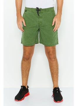 Men Washed Basic Shorts, Green - pzsku/Z5349E87AFD219785B89FZ/45/_/1737642470/d1ebd349-8d97-4dd0-a1cf-f97ddbfc8c01