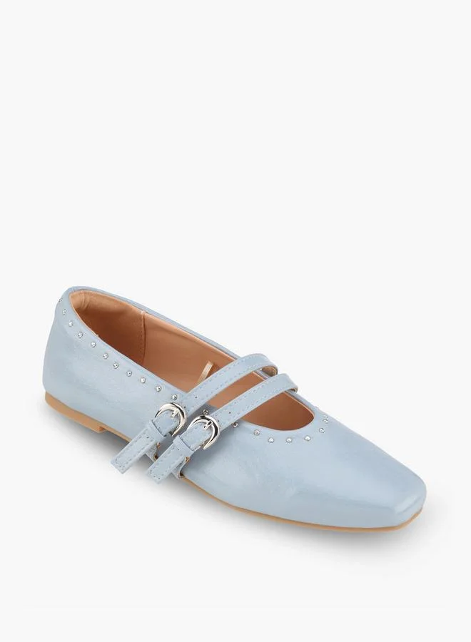 سيليست Women Embellished Double Strap Mary Jane Shoes