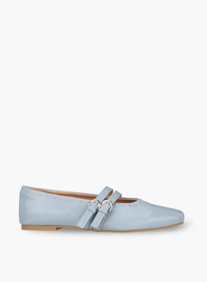 Celeste Women Embellished Double Strap Mary Jane Shoes