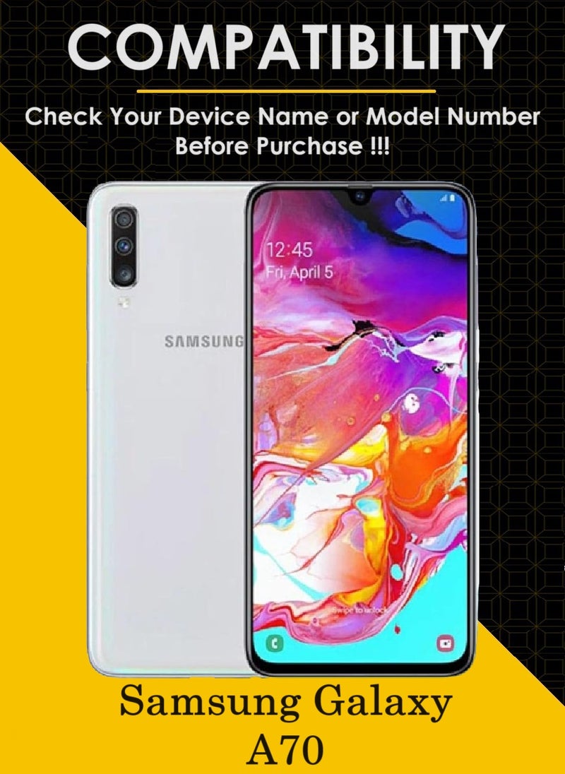 AINA 2 Pieces Tempered Glass Screen Protector 5D Designed For Samsung Galaxy A70 Full Glue Edge to Edge Full Screen Coverage And Bubble Free - Image 3