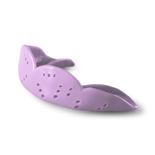 SISU Aero Medium Mouthguard, Lucky Lavender - 1.6mm Thin - Custom-Molded Fit - Slim Design - Remoldable Up to 20 Times - for Team Sports - Non Toxic - Image 1