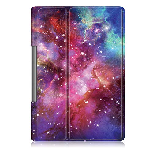 ProElite PU Leather Flip case Cover for Lenovo Yoga Smart Tab 10.1 YT-X705X & YT-X705F Tablet, Galaxy - Image 3