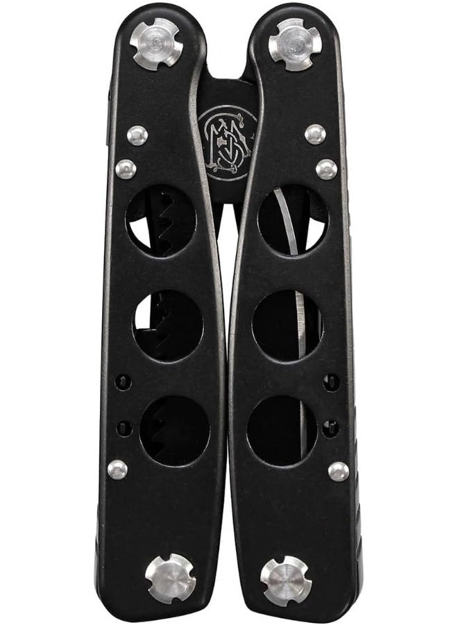 Smith & Wesson Smith & Wesson SWMT1CP 6.5in Stainless Steel 14 Function Multi-Tool with Bottle Opener, Pliers, Screwdrivers and Sheath for Outdoor, Survival and EDC  - Image 3