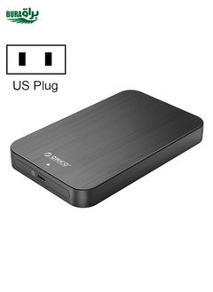 BURAQ ORICO HM25C3 2.5 inch USB3.1 Gen1 Type-C Hard Drive Enclosure, Plug:US Plug(Black)  - Image 1