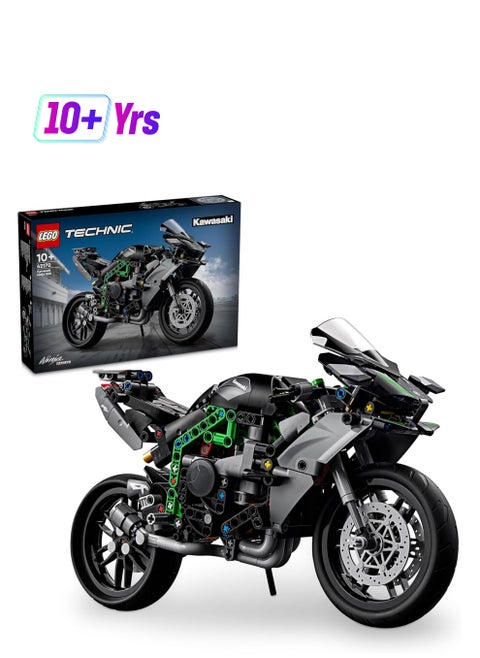 LEGO Technic Kawasaki Ninja H2R Motorcycle 42170 Building Blocks Toy Car Se (643 Pieces)