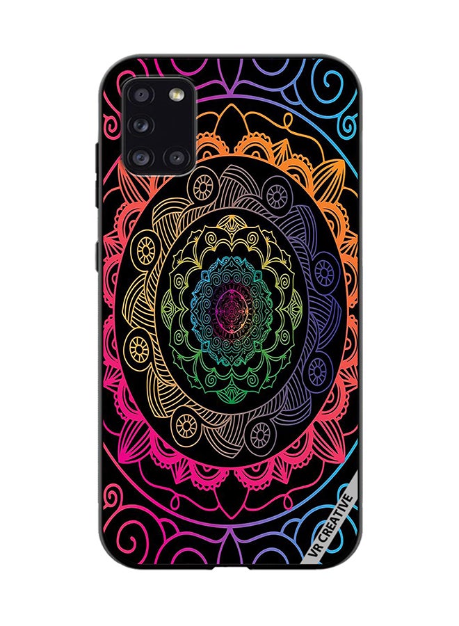 VR CREATIVE Protective Case Cover For Samsung Galaxy A31 Mandala Design Multicolour - Image 1