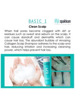 spaklean Amazing Collagen Scalp Shampoo (300ml)  - Image 4