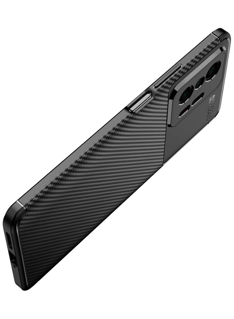 أوتو فوكس جراب حمايه سيليكون تصميم1 مقاوم للصدمات حمايه للكاميرا متوافق مع xiaomi 11t / 11t pro (اسود) - Image 3