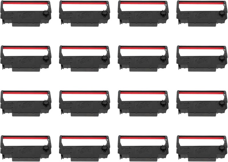 Replacement Printer Ribbon 24pcs Black Red Dual Color Nylon Ink for Cash Register - Image 1