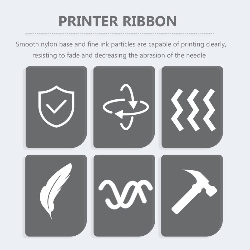 Replacement Printer Ribbon 24pcs Black Red Dual Color Nylon Ink for Cash Register - Image 5