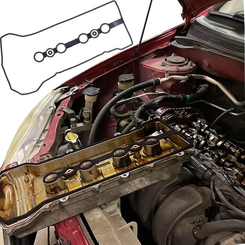 LYNSHINE VS50542R for Toyota Corolla Valve Cover Gasket Seal 1.8L& Gromets,Toyota Matrix Celica Mr2 Head Gasket Seal Chevrolet Chevy Prizm 2000 2001 2002 2003 2004 2005 2006 2007 2008 VC2024 036-1568. - Image 4