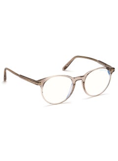 TOM FORD Men's Round Shape Resin Eyeglass Frames - FT5695-B04547 - Lens Size: 47 Mm  - Image 3