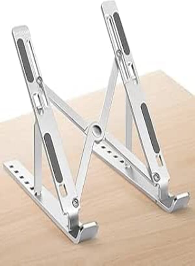 Sonix Tech 7 Height Levels Metal Laptop Stand for All 10-17-Inch Devices, Multicolor