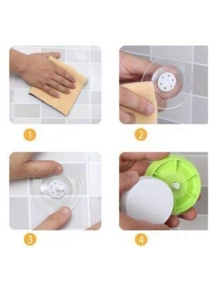 divinezon - divinezon Bathroom Corner Shelf Shower Mounted Cosmetic Storage Plastic Holder (Multicolour, dvz_Matx-Triangle Shower Corner Caddy) - Image 1