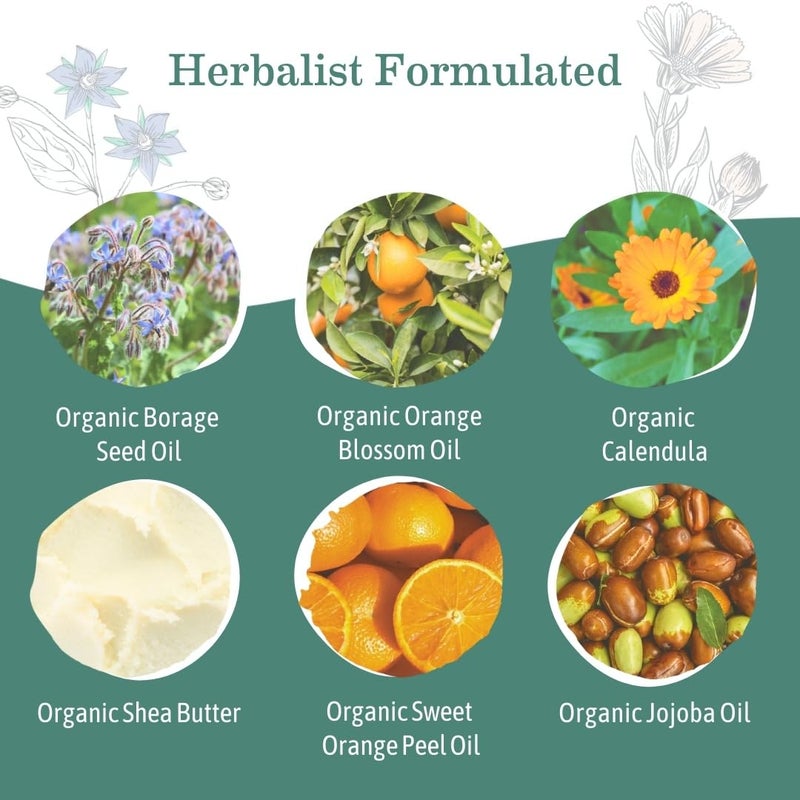 Earth Mama زبدة بطن ماما الأرض، مرطب للحمل للبشرة الجافة | لوشن للحمل والتعافي بعد الولادة، كريم للجسم مع الألوة، خالي من العطور، 8 أونصة سائلة (عبوة 2)  - Image 4