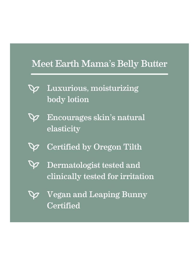 Earth Mama Earth Mama Belly Butter, Maternity Moisturizer for Dry Skin | Lotion for Pregnancy and Postpartum Recovery Self Care, Body Cream with Aloe, Fragrance Free, 8-Fluid Ounce (2-Pack)  - Image 2