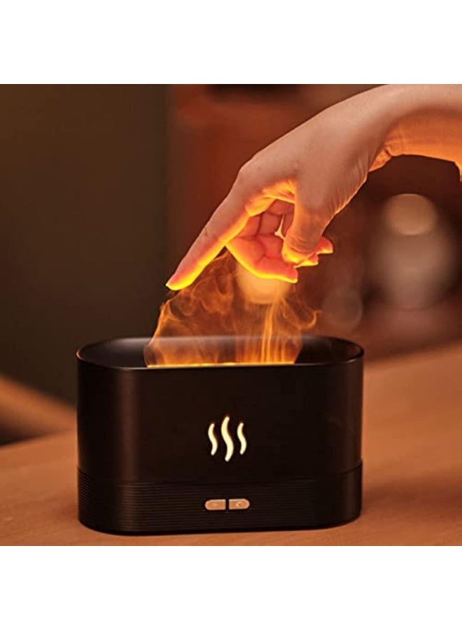 A humidifying and air-freshening diffuser that works to distribute essential oils. A flame-shaped diffuser that gives soft lighting and an attractive shape for the home, rooms, and also offices. It has a USB connection - Image 1