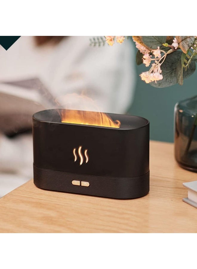 A humidifying and air-freshening diffuser that works to distribute essential oils. A flame-shaped diffuser that gives soft lighting and an attractive shape for the home, rooms, and also offices. It has a USB connection - Image 3