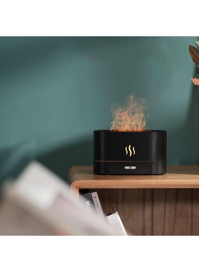 A humidifying and air-freshening diffuser that works to distribute essential oils. A flame-shaped diffuser that gives soft lighting and an attractive shape for the home, rooms, and also offices. It has a USB connection - Image 5