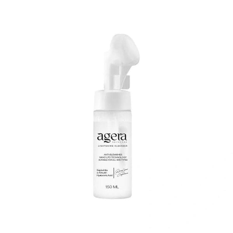 Agera Lightening Cleanser, Nano Hyaluronic Acid, Sepiwhite Technology, Anti-Inflammatory, 150 mL - Image 1