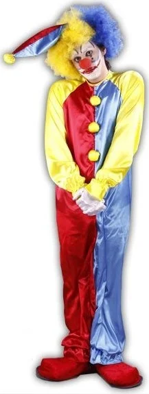 Annee Bakk Adult Clown Costume Jumpsuit