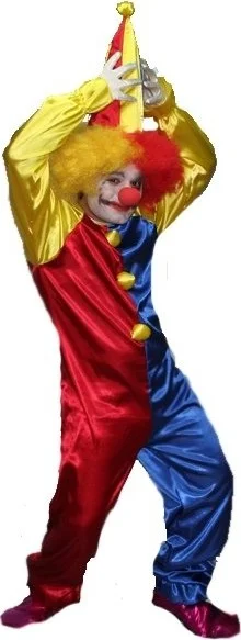 Annee Bakk Adult Clown Costume Jumpsuit
