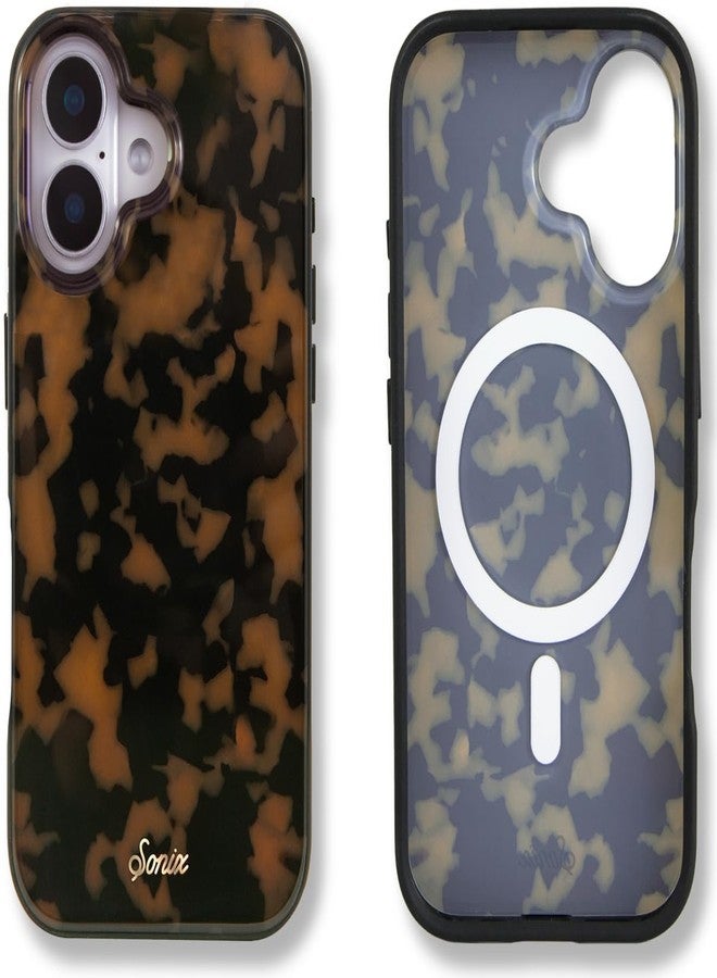 Sonix Case for iPhone 16 Plus | Compatible with MagSafe | 10ft Drop Tested | Tortoiseshell | Brown Tort - Image 1