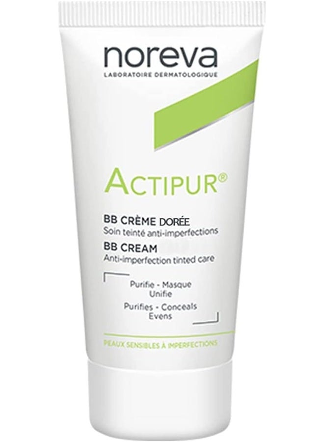NOREVA Actipur Anti-Imperfections Cream Tinted 30 Ml – Colour: Golden - Image 1