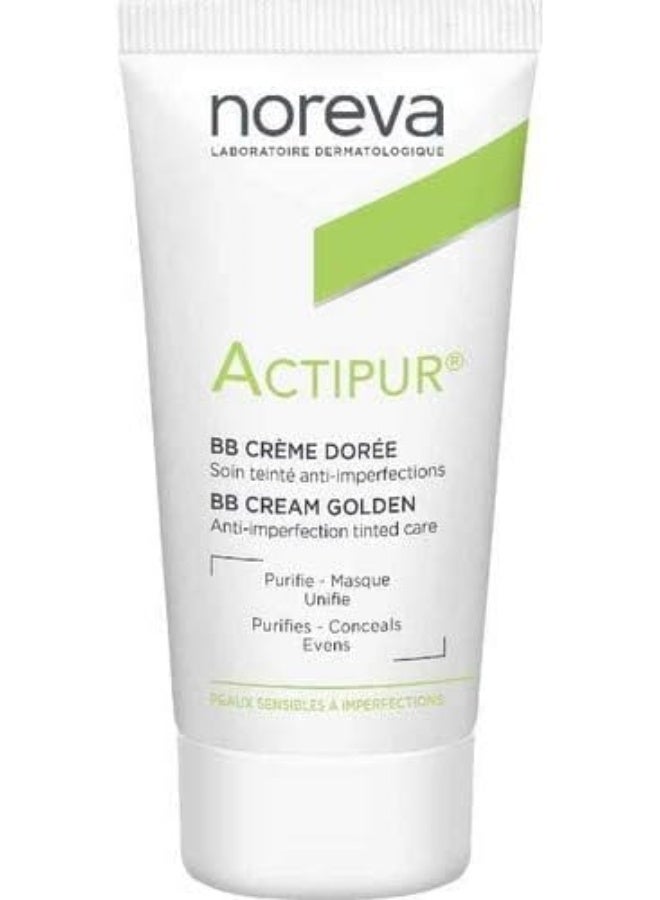 NOREVA Actipur Anti-Imperfections Cream Tinted 30 Ml – Colour: Golden - Image 2
