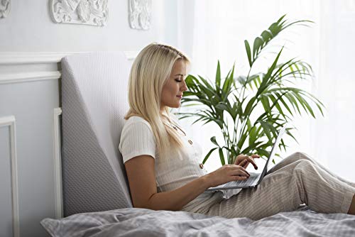 PlanetofBamboo Bamboo Viscose Top Layer Wedge Pillow Case Cover 24" W x 24" L x 10" H, Moisture-Wicking, Cooling and Breathable Wedge Pillow Cover with Zipper - Image 5